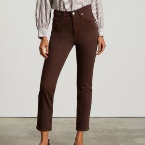 Everlane Original Cheeky Jean Crop in Clove